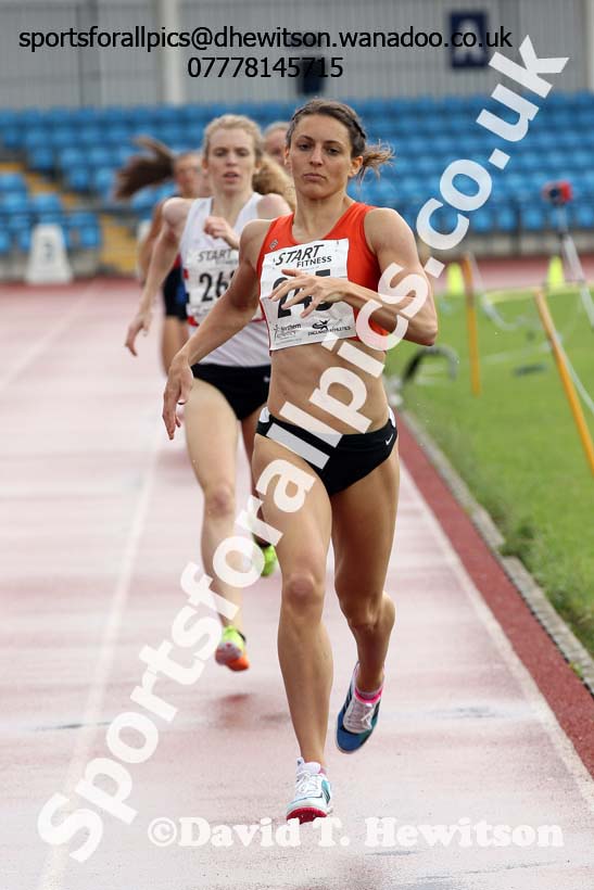 SSenior womens 800 metres, Northern Championships, Sport City, Manchester. Photo: David T. Hewitson/Sports for All Pics